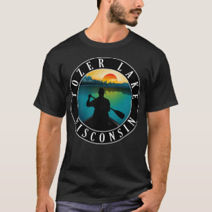 Camiseta Canoa del lago Tozer Wisconsin