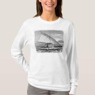 Camiseta Canoa doble del Fijian de la historia de