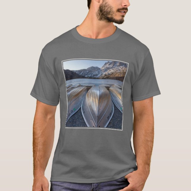 Camiseta Canoa en el lago (Anverso)