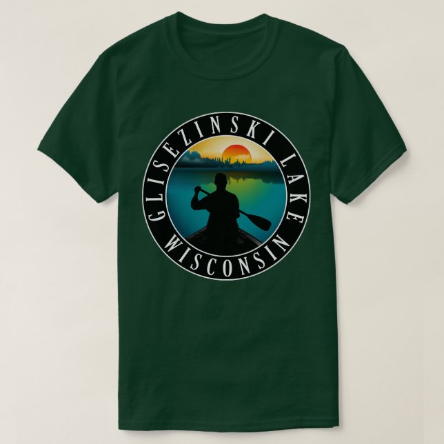 Camiseta Canoa en el lago Glisezinski (Diseño del anverso)