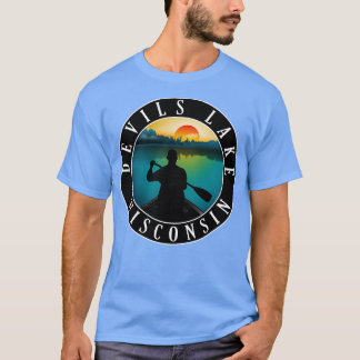 Camiseta Canoa en el lago Wisconsin