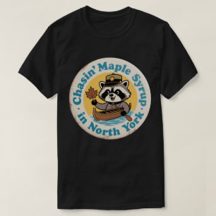 Camiseta Canoa Mapache Retro North York