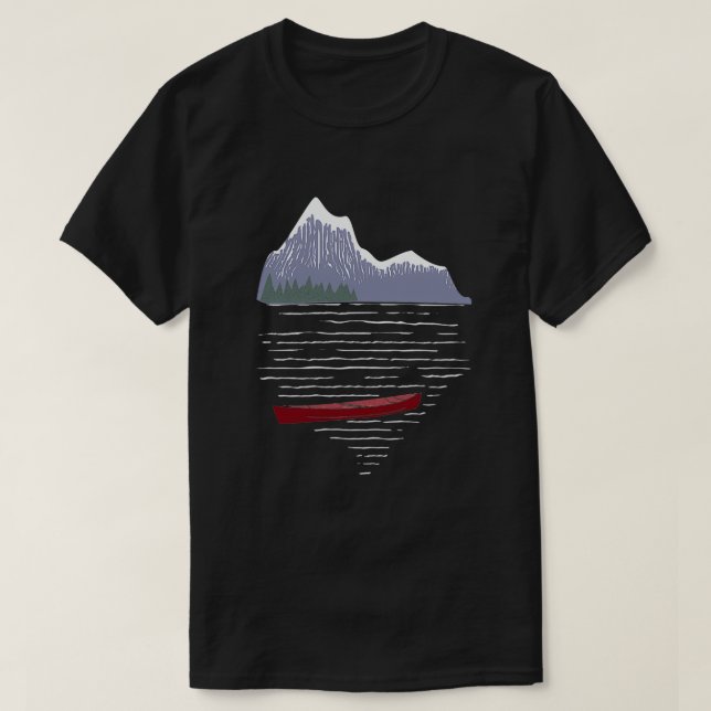 Camiseta Canoa roja (Diseño del anverso)