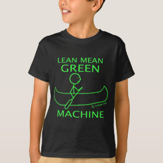 Camiseta Canoa verde mala magra de la máquina