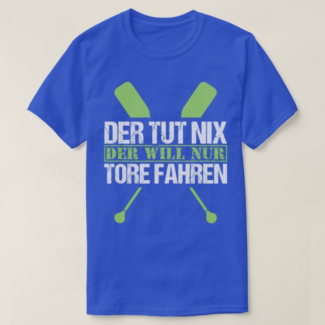 Camiseta canoas canoeist kayaker canoe slalom (Diseño del anverso)