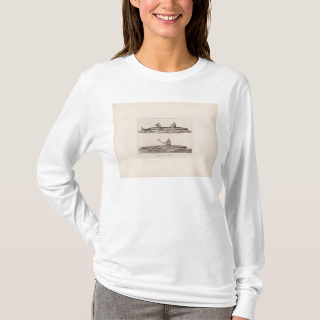 Camiseta Canoas, Oonalashka, Alaska (Anverso)