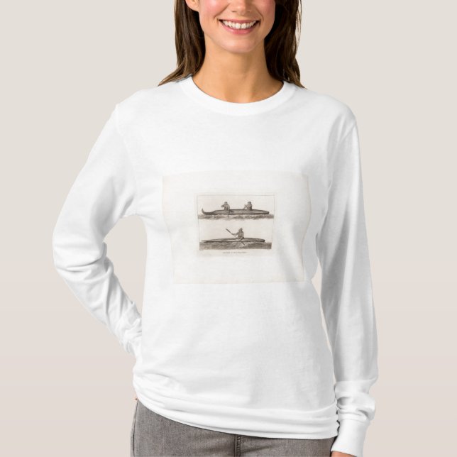 Camiseta Canoas, Oonalashka, Alaska (Anverso)