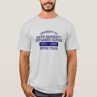 Camiseta Canoas T del explorador de Davy Crockett