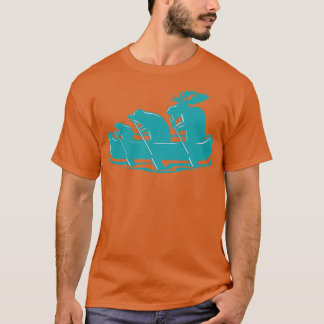Camiseta Canoe Beaver Bear Moose Canoeing Canada Gift Idea