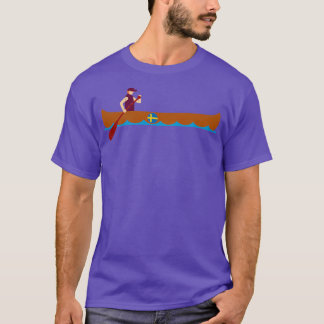 Camiseta Canoe Canoeing Sweden Funny Gift Idea