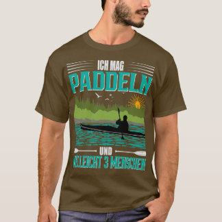Camiseta Canoe Kayak I like paddling and 3 people