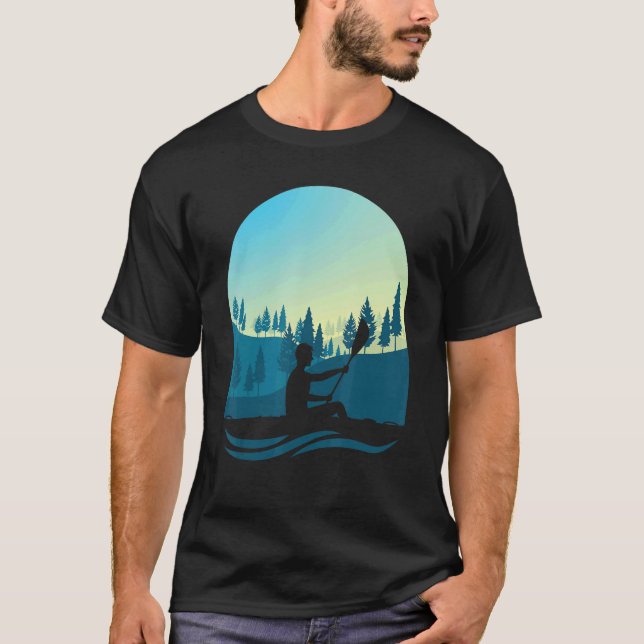 Camiseta Canoe Kayak Kayaker Deporte al aire libre Paddle N (Anverso)