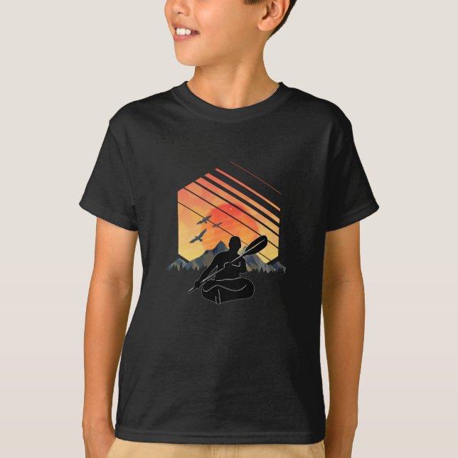 Camiseta Canoe Kayak Paddle Bot Shirt (Anverso)
