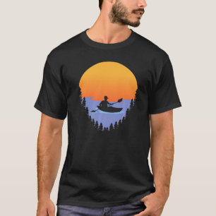 Camiseta Canoe Lover Funny Kayaking Paddling Retro Kayak