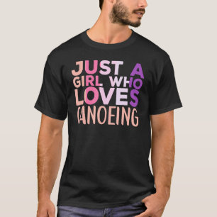Camiseta Canoeing Apparat River Canoe Kayak para mujeres