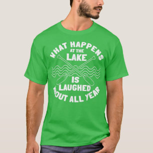Camiseta Canoeing Canoe Lake Paddler Rowing Sport Kayak Cre