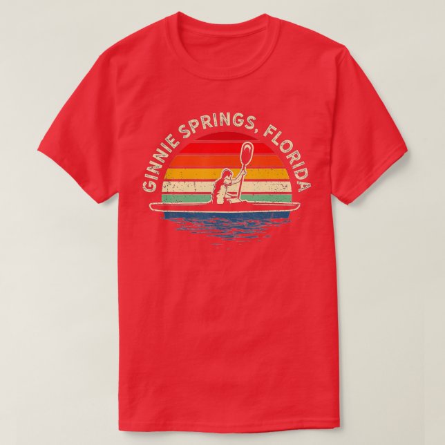 Camiseta Canoeing Ginnie Springs Florida River Canoe Lover (Diseño del anverso)