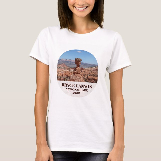 Camiseta Cañón Bryce Canyon T-Shirt - Año personalizado (Anverso)