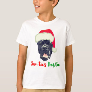 Camiseta Cañón Corso Navidades Santa familia Bestie Pajama