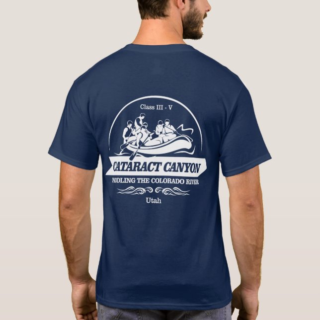 Camiseta Cañón de Cataract (rafting2) (Reverso)