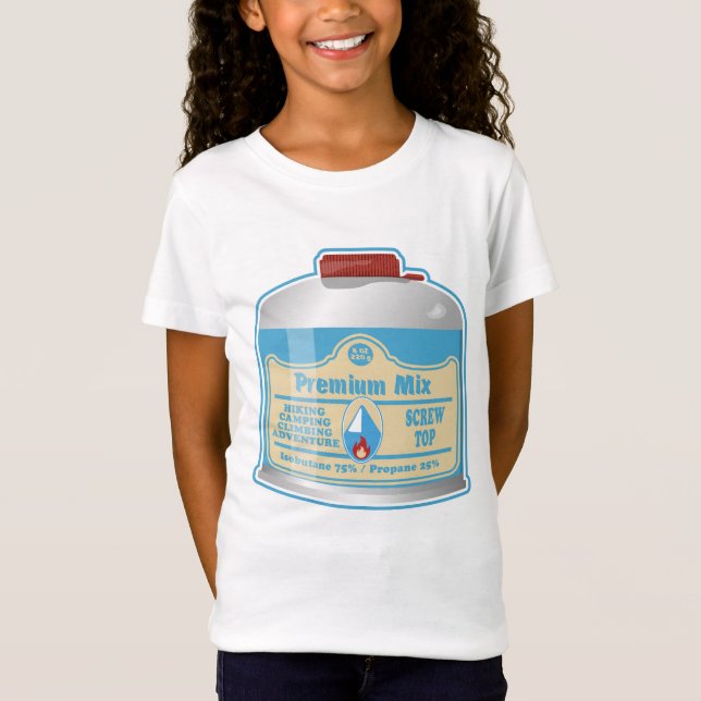 Camiseta Cañón de combustible para cocina de campamento pro (Anverso)