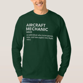 Camiseta Cañón de definición de trabajo mecánico de aeronav