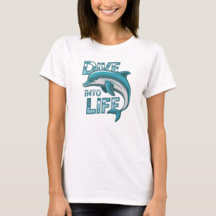 Camiseta Cañón de delfín negrita