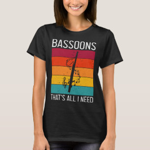 Camiseta Cañón de fagot para fagotista y orquesta de fagot