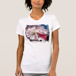 Camiseta Cañón de flores de cerezo blanco