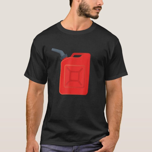 Camiseta Cañón de gas Gasolina Can Petrol Can V8 Musmuscula (Anverso)