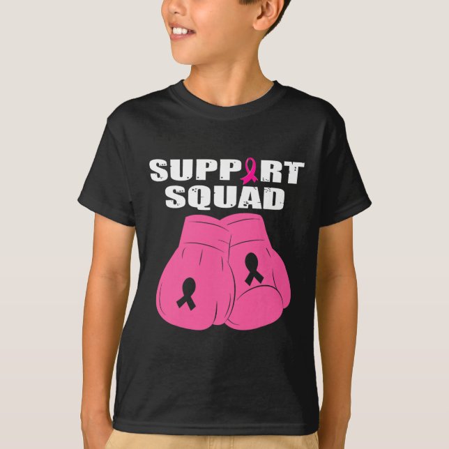Camiseta Cañón de la cinta rosa de la guantera de boxeo de  (Anverso)
