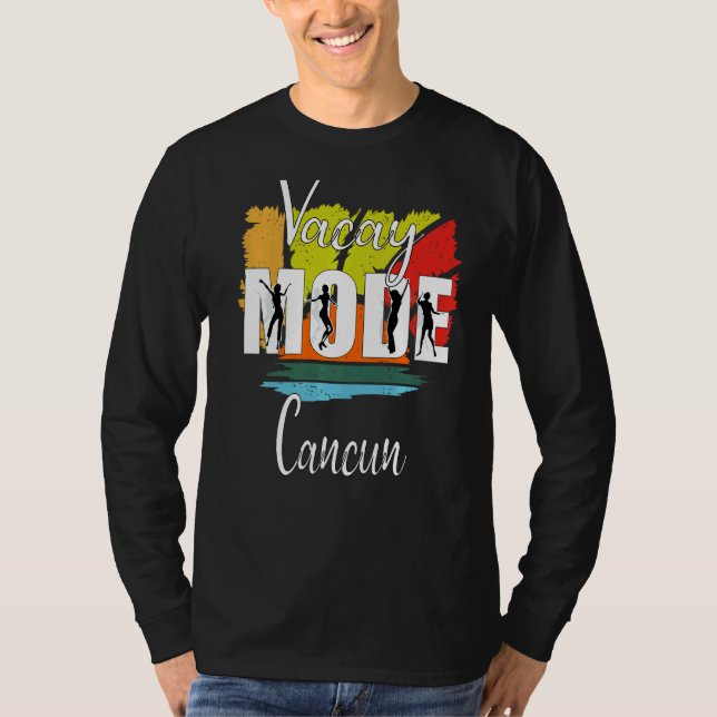Camiseta Cañón de modo de vacaciones 1 (Anverso)