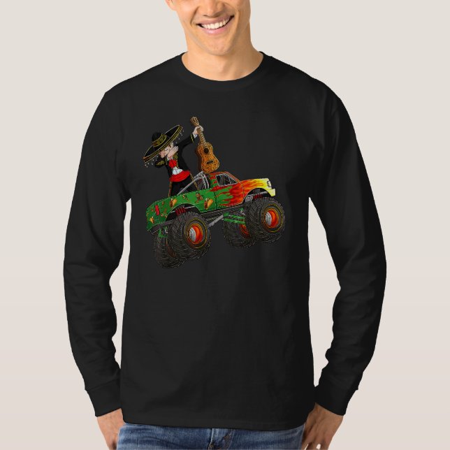 Camiseta Cañón de montura de vestuario de mariachi mexicano (Anverso)