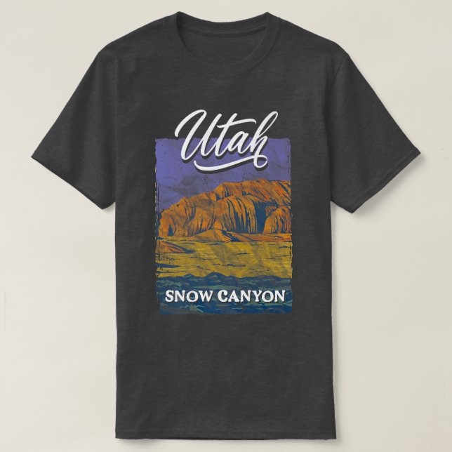 Camiseta Cañón de nieve Utah Beehive Parques Nacionales Mig (Diseño del anverso)