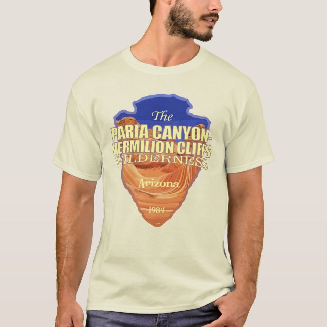 Camiseta Cañón de Paria - Vermilion Cliffs (punta de flecha (Anverso)