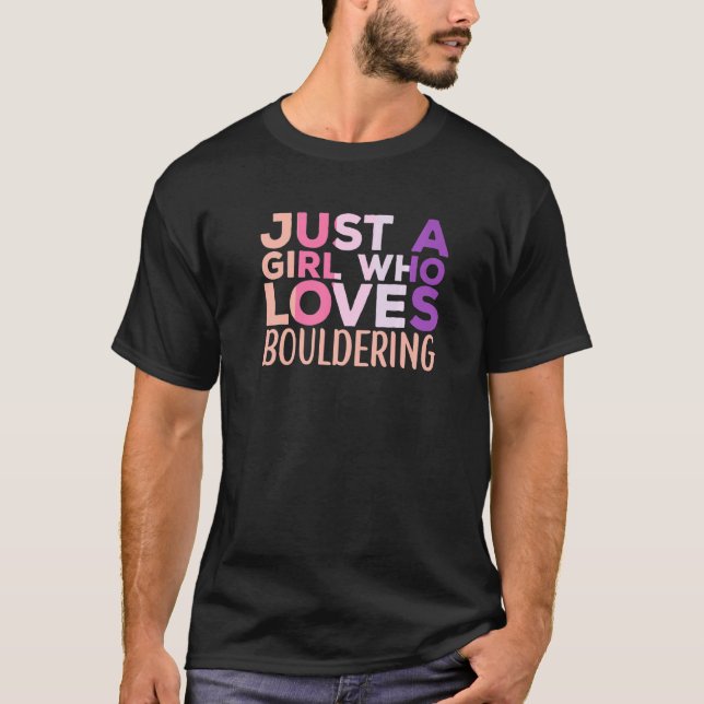 Camiseta Cañón de rocas de roca de Bouldern (Anverso)