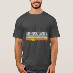 Camiseta Cañón de rock rojo vintage retro Nevada