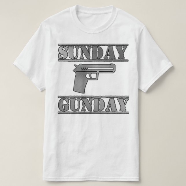 Camiseta cañón del domingo (Diseño del anverso)