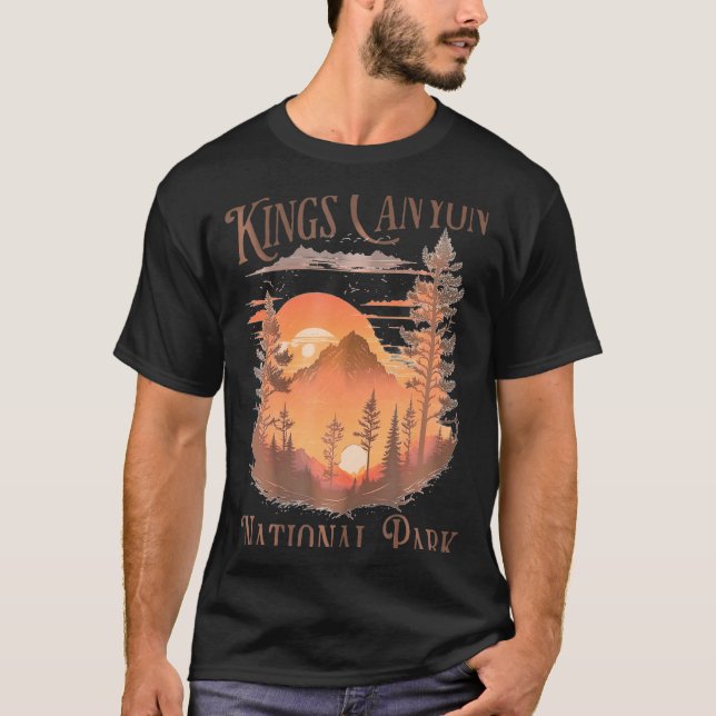 Camiseta Cañón del Parque Nacional de Kings T-Shirt (Anverso)