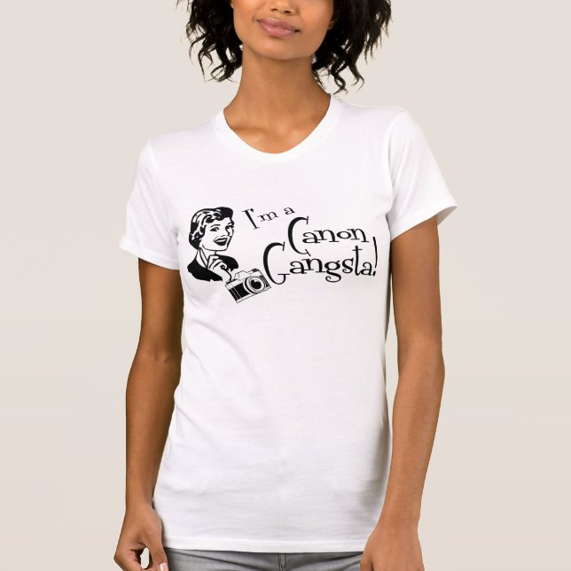 Camiseta Canon Gangsta (Anverso)