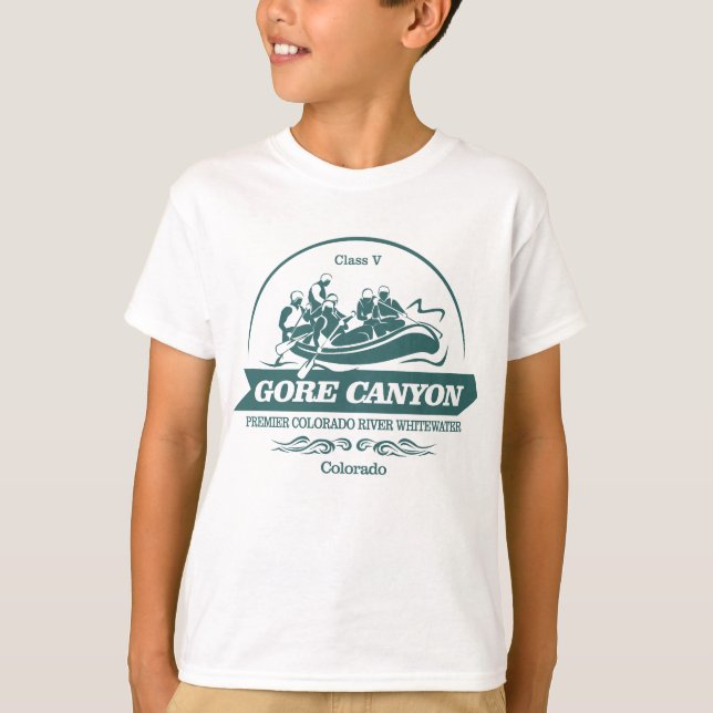Camiseta Cañón Gore (rafting 2) (Anverso)