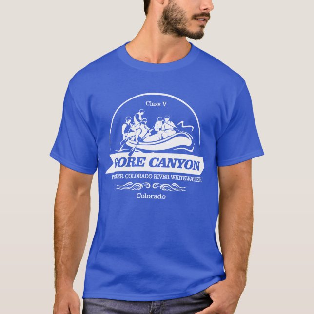 Camiseta Cañón Gore (rafting 2) (Anverso)