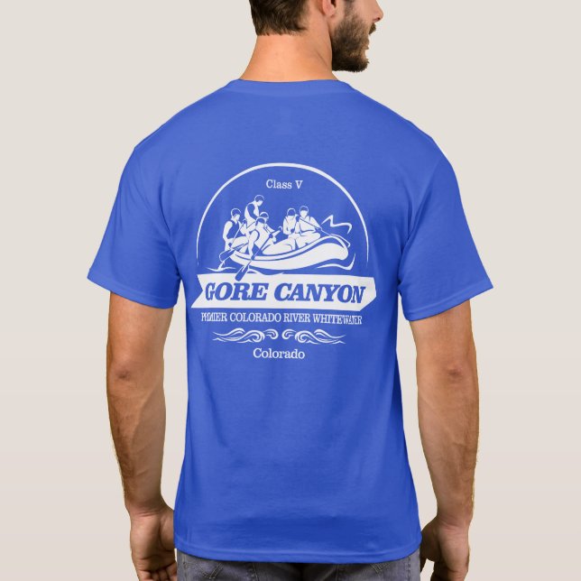Camiseta Cañón Gore (rafting 2) (Reverso)