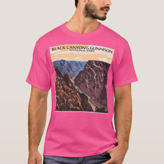 Camiseta Cañón Negro Del Parque Nacional Gunnison Colorad