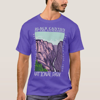 Camiseta Cañón Negro Del Parque Nacional Gunnison Colorad