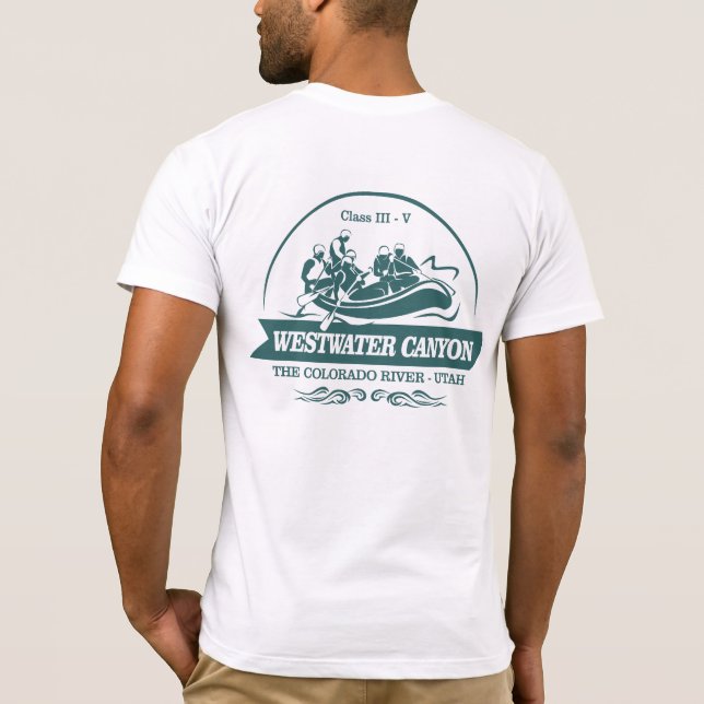 Camiseta Cañón Westwater (rafting 2) (Reverso)