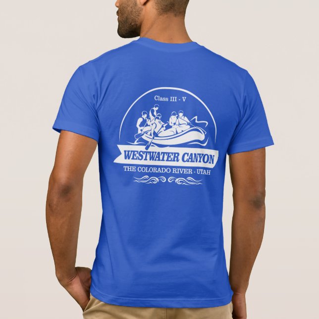 Camiseta Cañón Westwater (rafting 2) (Reverso)