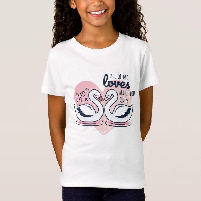 Camiseta Cánones de amor de caracteres románticos (Anverso)