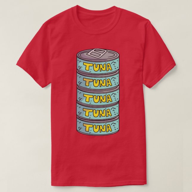 Camiseta Cañones de atún (Diseño del anverso)