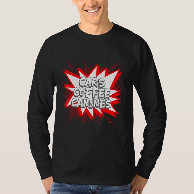 Camiseta Cañones de café de coches (Anverso)